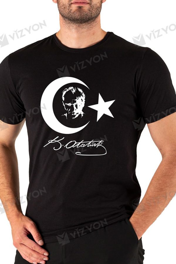 Atatürk Tişörtü - 1.Kalite Penye Tişört